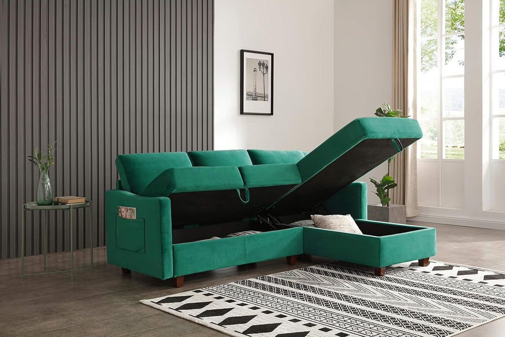 Black Sectional C442739