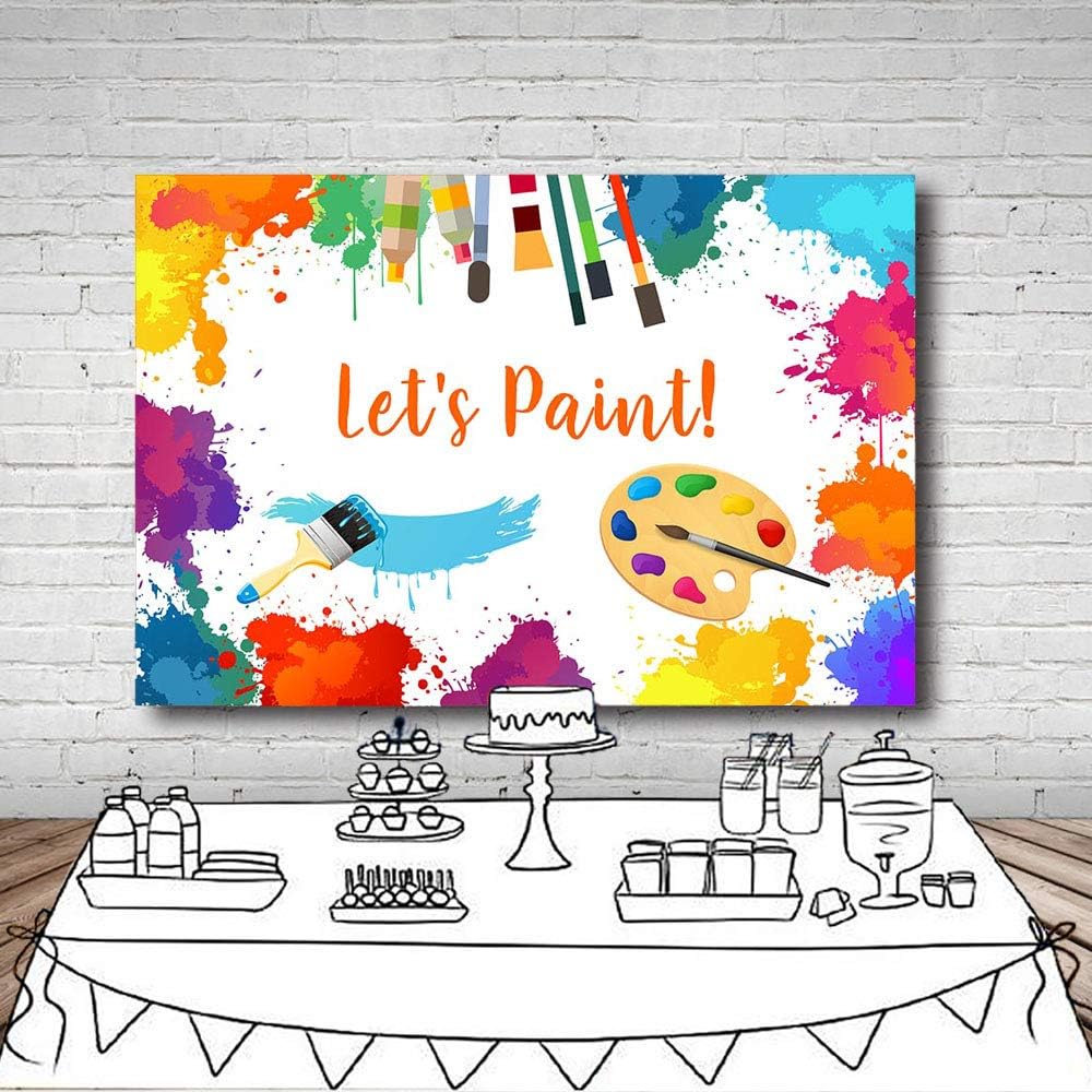 Colorful Graffiti Photography Backdrop 7x5ft C100
