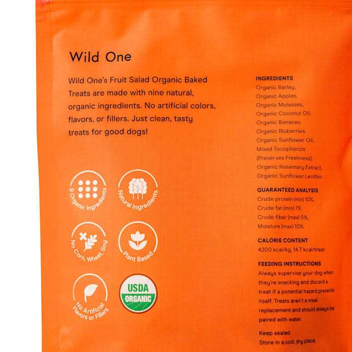 Organic Baked Fruit Salad Dog Treats V743007