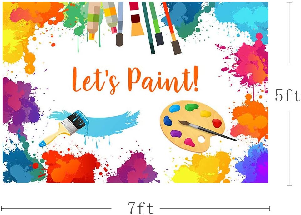 Colorful Graffiti Photography Backdrop 7x5ft C100