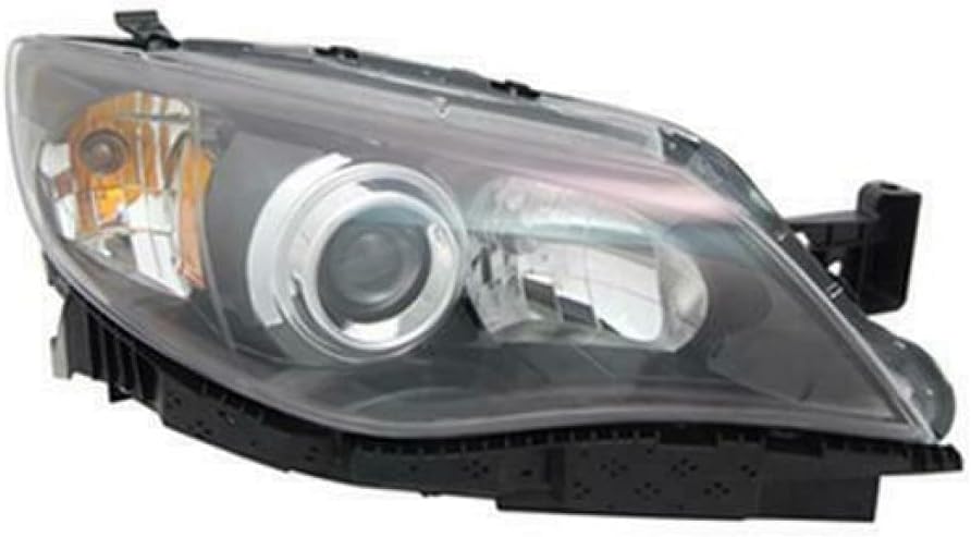 Black Passenger Side Headlight for Subaru Impreza U4605