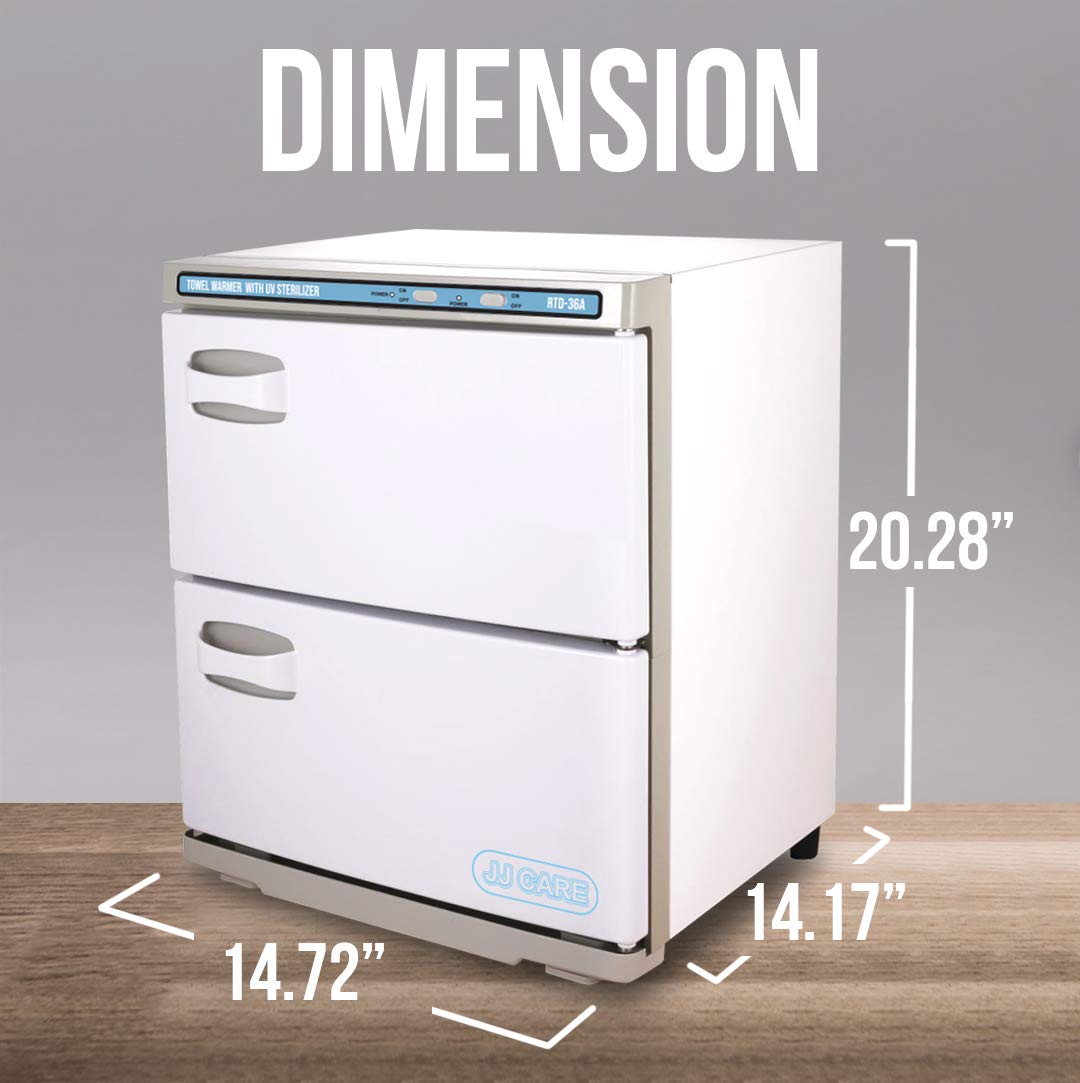 UV Towel Warmer with 36L Capacity, 2-in-1 Spa Hot Towel Warmer and UV Sterilizer J57431