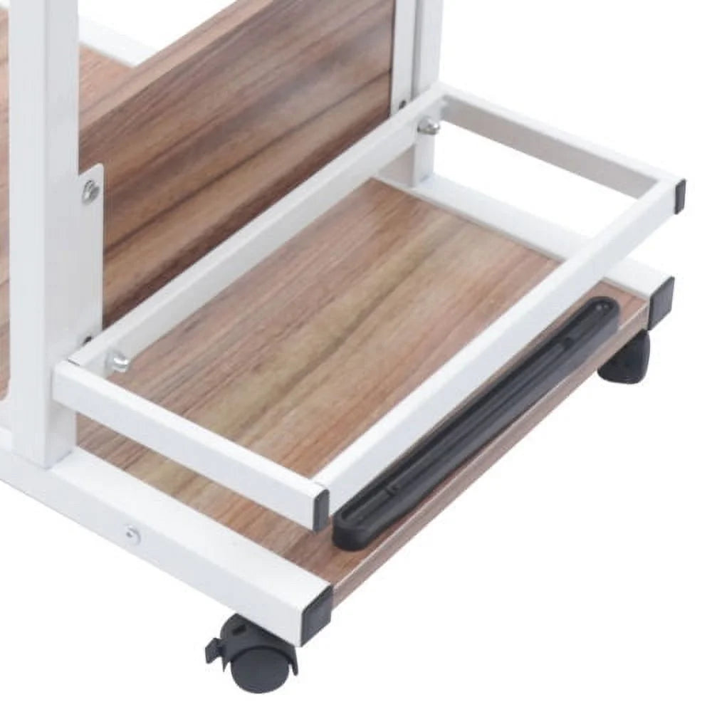Adjustable C Table with Wheels J697707