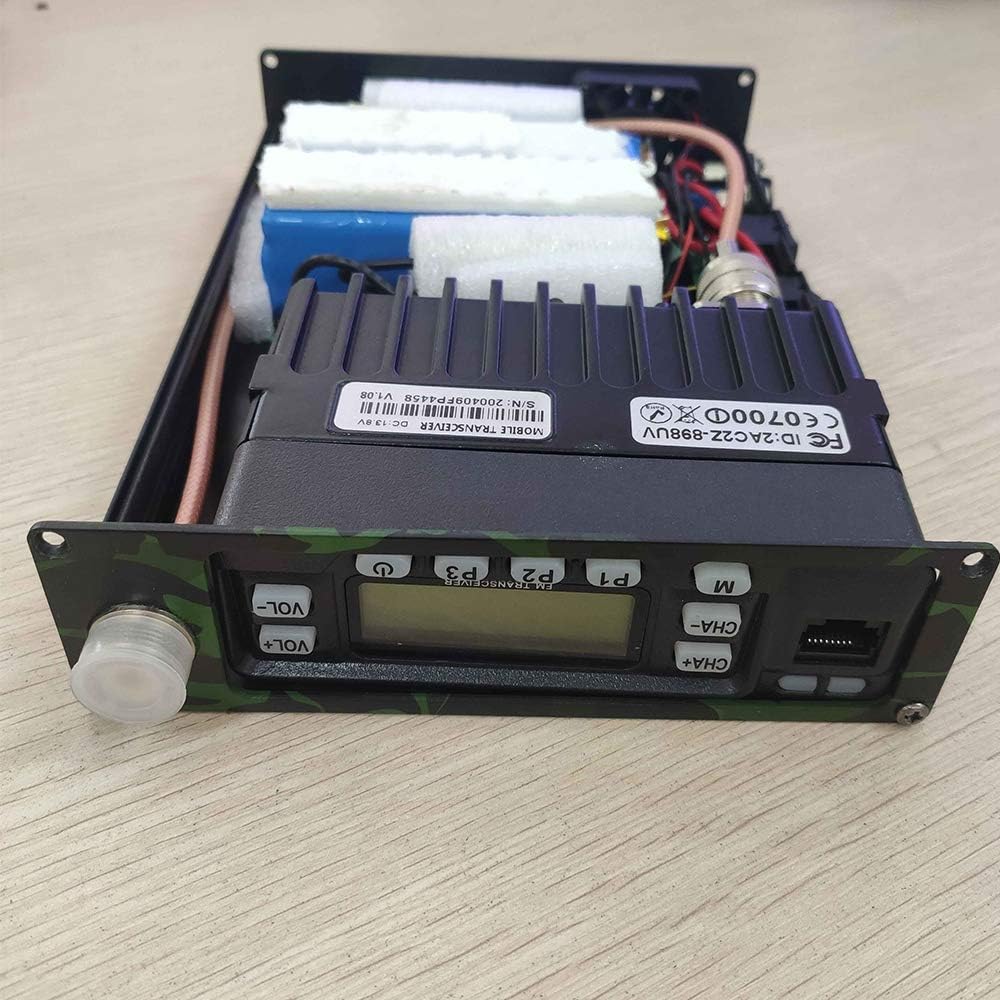 Dual Band VHF UHF Portable Ham Radio with Programming Cable and Antenna E97441