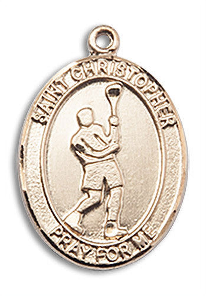 14kt Gold Filled St. Christopher Medal Pendant Necklace H576389
