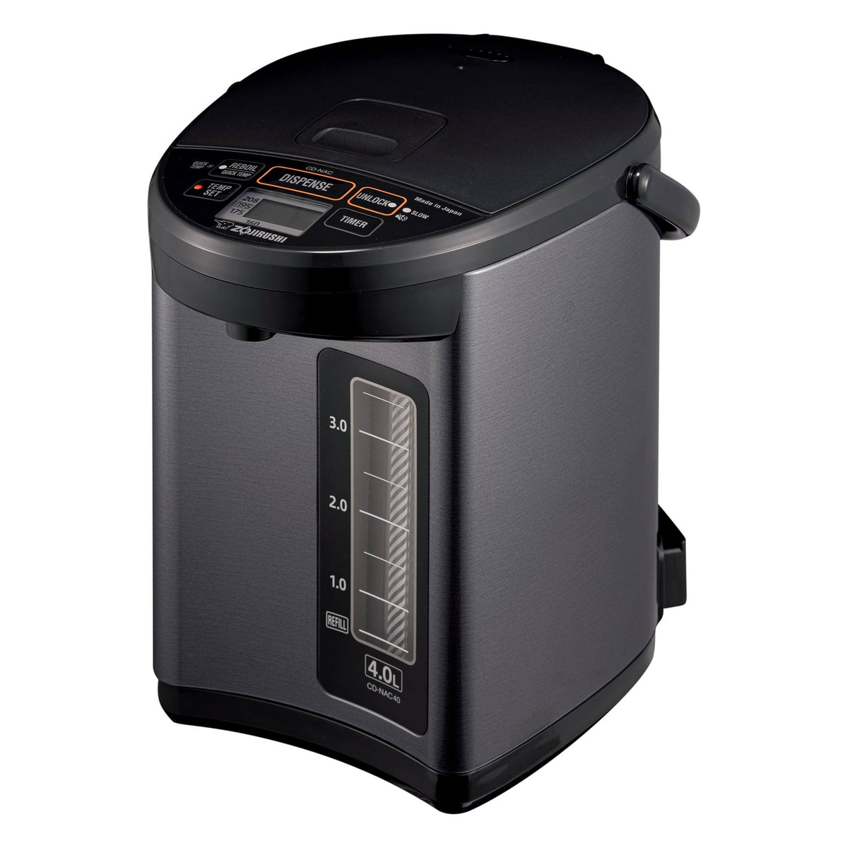 4.0-Liter Metallic Black Water Boiler & Warmer J10201