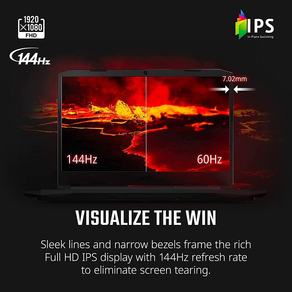 15.6" FHD 144Hz Gaming Laptop with Intel Core i5, NVIDIA GeForce RTX 3050, 32GB RAM, 512GB PCIe SSD G922