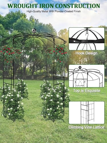 9.5FT Metal Garden Arch R3832