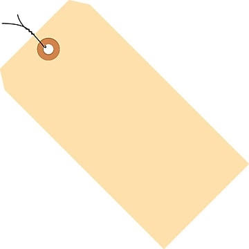 10 Pt Manila Shipping Tags, 1000/Case H30473