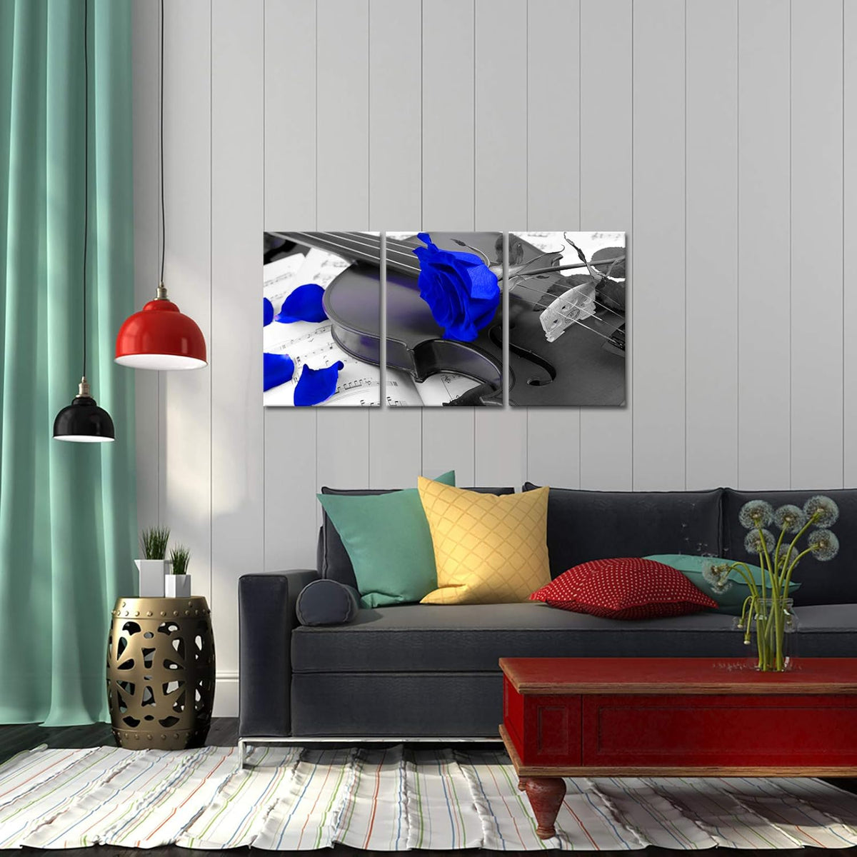 3 Piece Music Canvas Wall Art Z980255