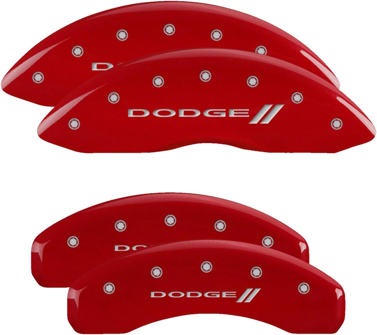 Red Powder Coat Finish Set of 4 Caliper Covers B46097