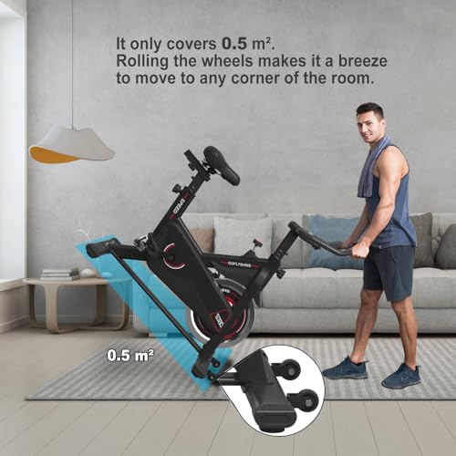 Silent Belt Drive Exercise Bike with LCD Monitor N921