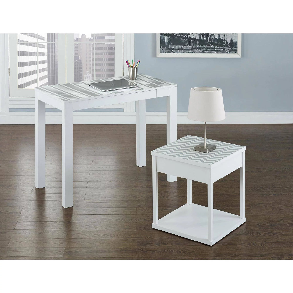 Computer Desk with Drawer Y76169