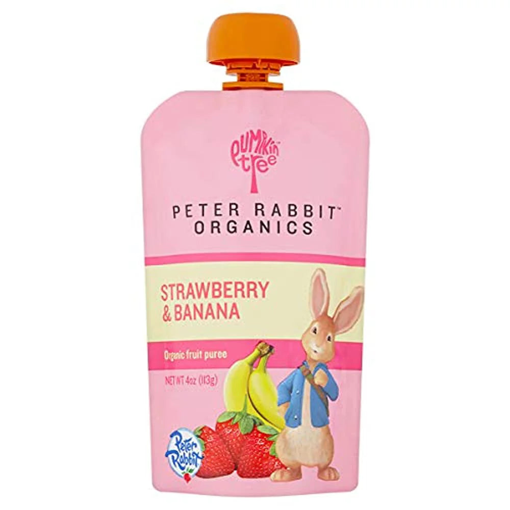 Strawberry and Banana Organic Fruit Snack, 4 Oz (Pack of 10) F2825