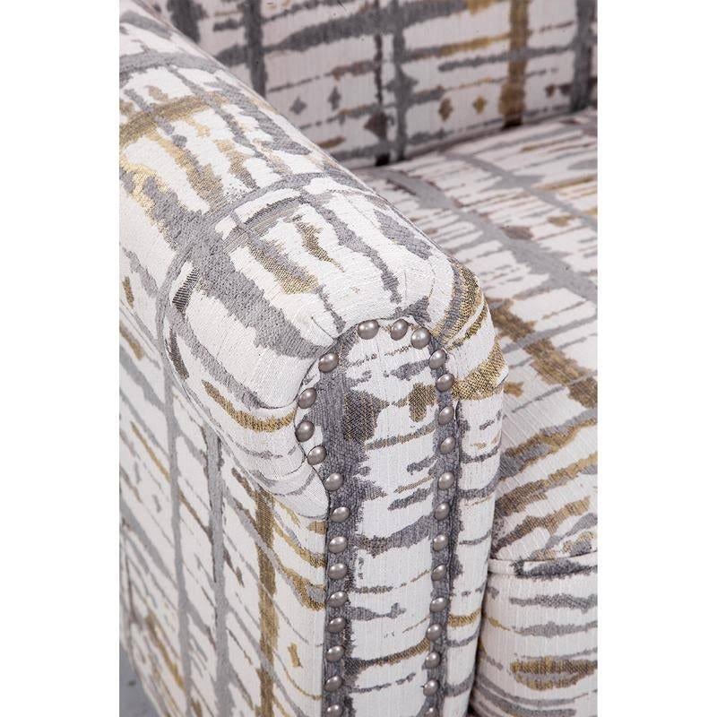 Teal Purple Grey Yellow Accent Chair W5076