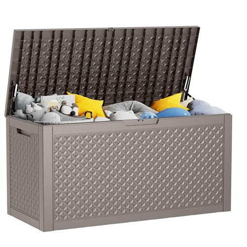 100 Gallon Black Resin Outdoor Storage Box K175
