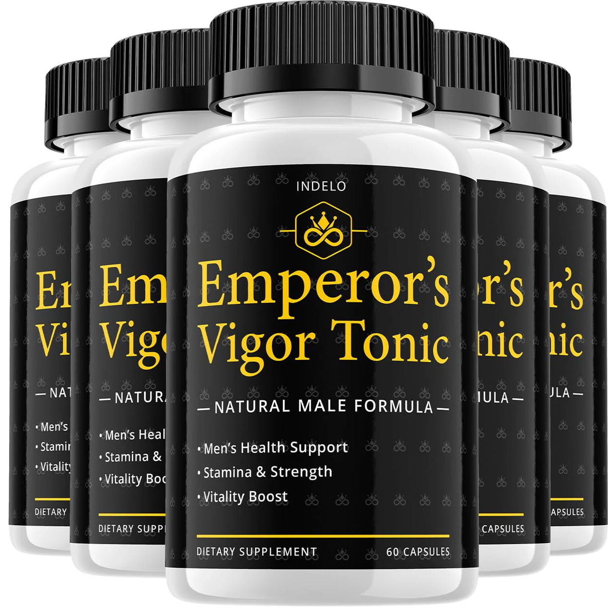 5 Pack 300 Capsules Supplements N430638