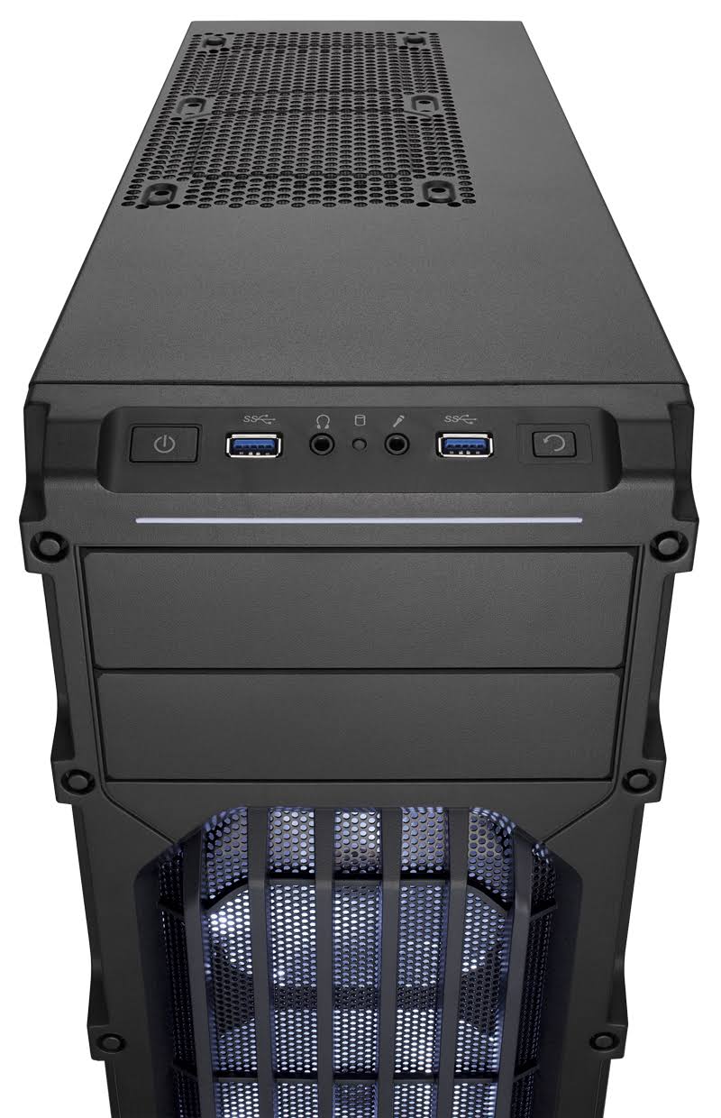 Black Steel ATX Mid Tower Gaming Case K805