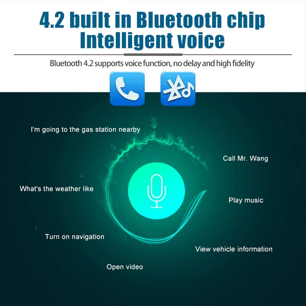 Single Din Bluetooth Car Stereo with 5.1'' HD Touch Screen W84203