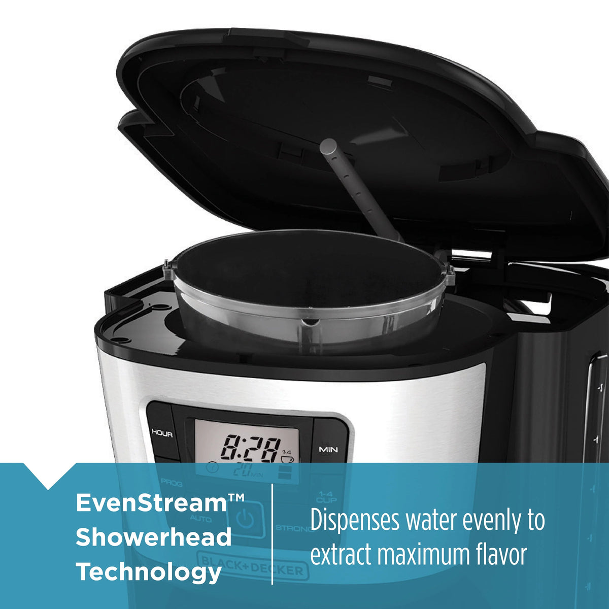 Black 12 Cup Drip Coffee Maker W763702