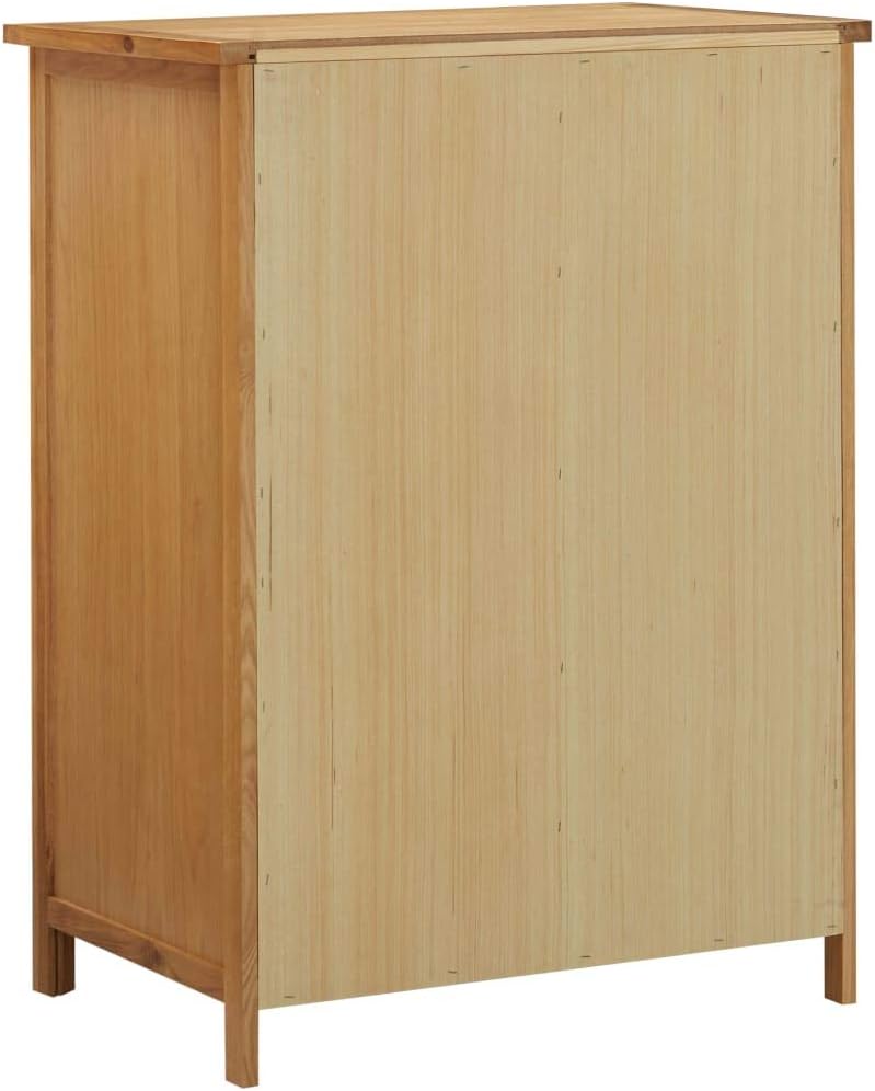 Solid Oak Wood Wardrobe H3170