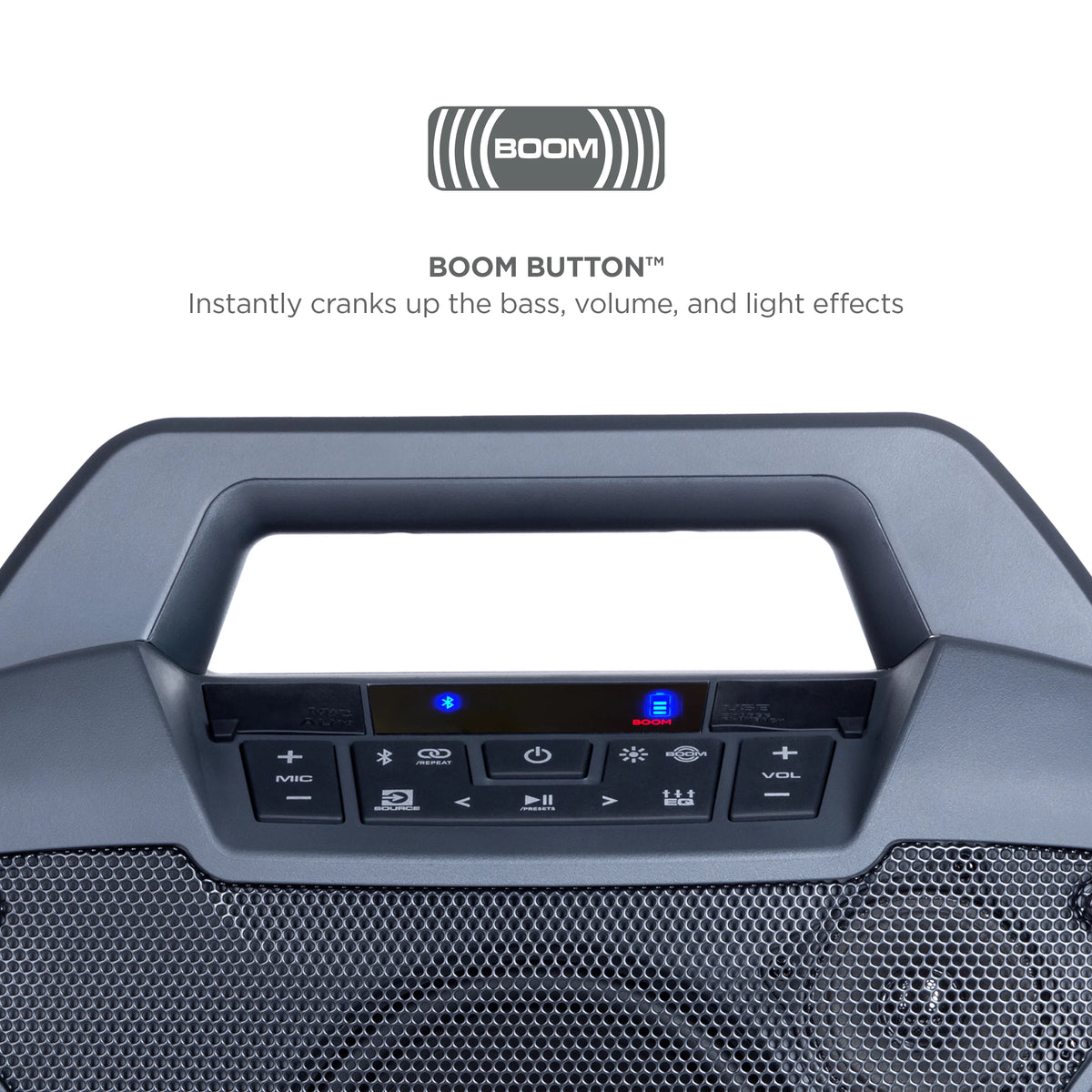 Portable Rechargeable Speaker with Lights A271424