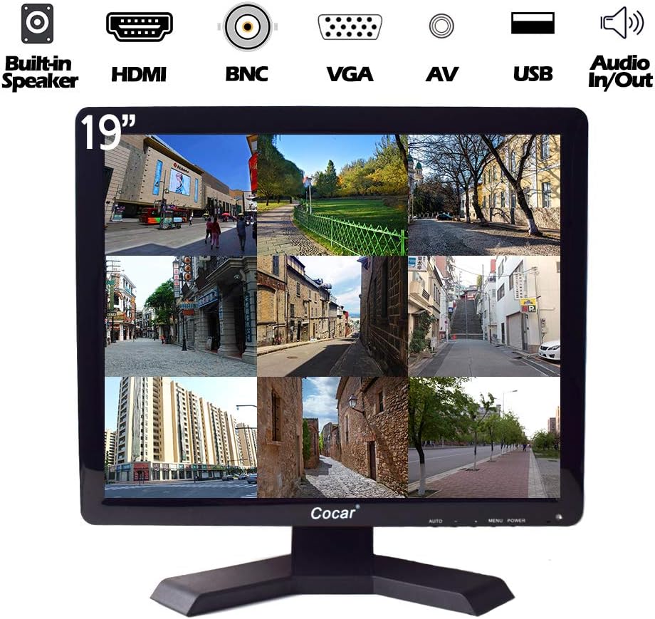 19 inch LCD CCTV Monitor with VGA HDMI BNC USB 1280x1024 M371063