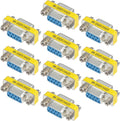 9 Pin DB9 Female to Female Gender Changer Adapter 10 Pack Y406