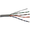 Cat 5e Cable, 24 AWG, 1000 ft, Gray V30190