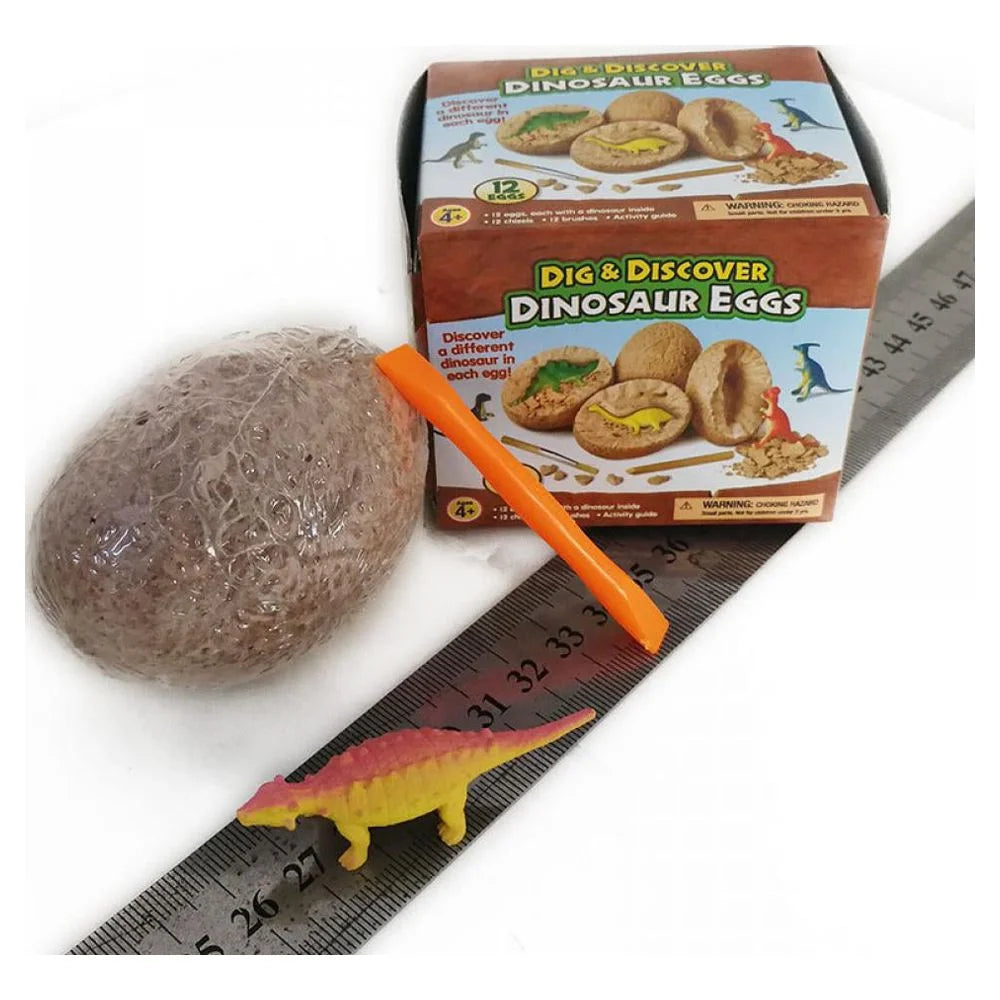 Dinosaur Eggs Excavation Kit with Dino Models Toy F7642