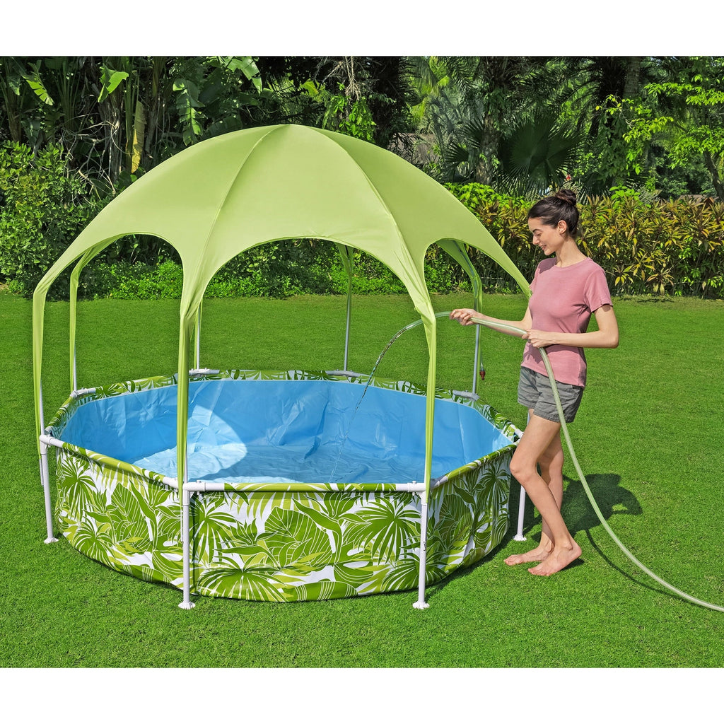 8' x 20 Play Pool with UV Safe Shade Cover H152