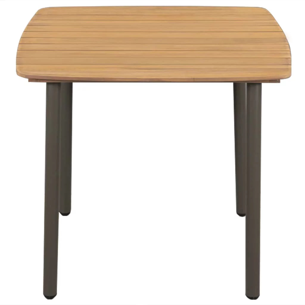 Patio Table Solid Acacia Wood and Steel D52032