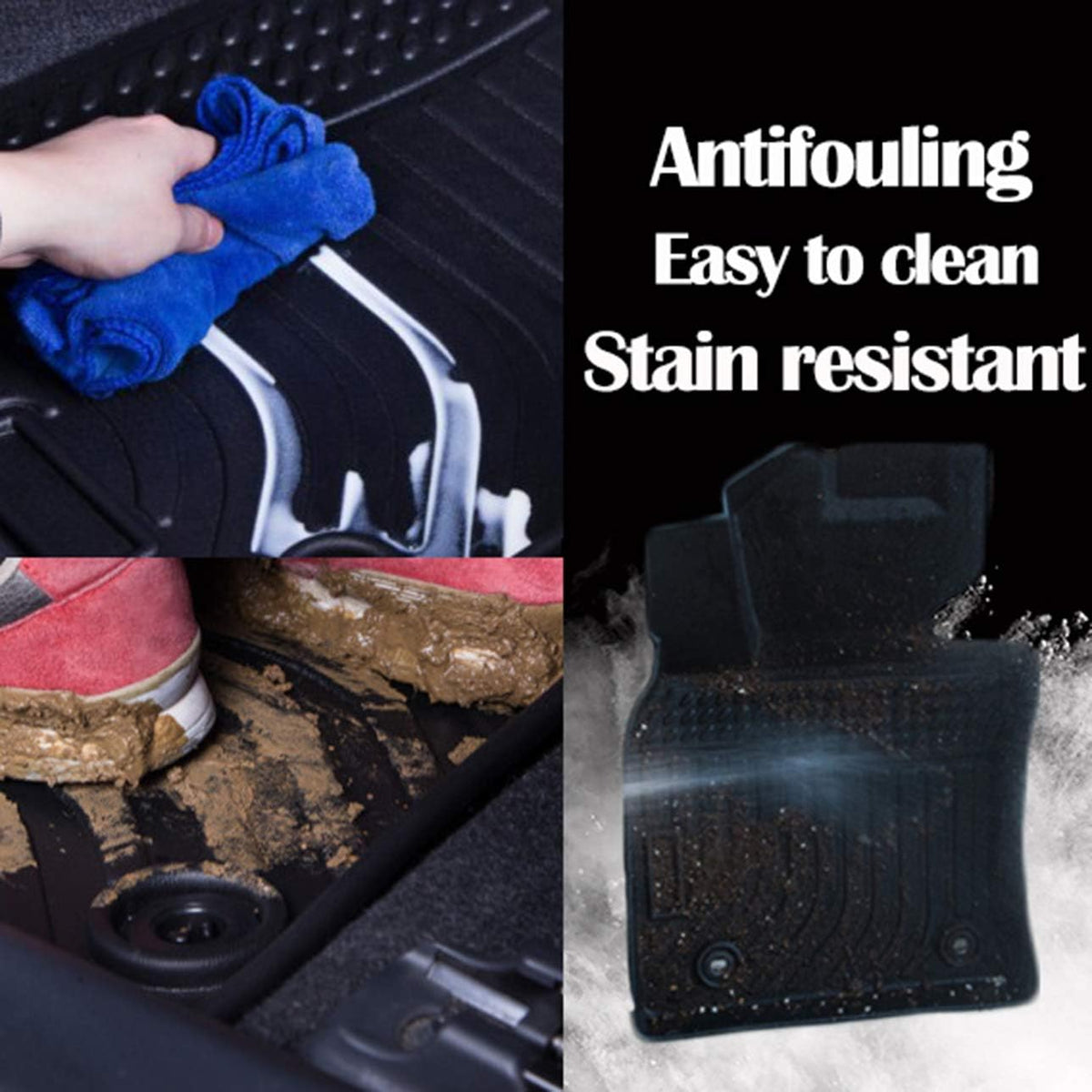 Car Floor Mats for Ford Explorer 7 Seat 2015-2019 Waterproof L1604