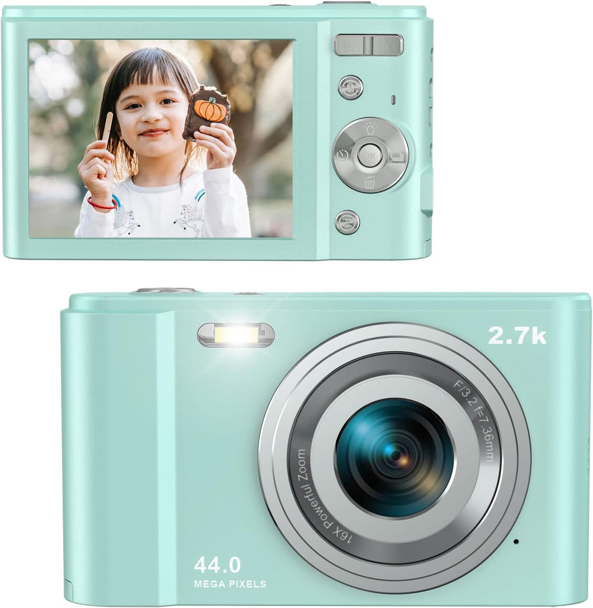 Pink 36 Mega Pixels 1080P Digital Camera with 16X Zoom A29081