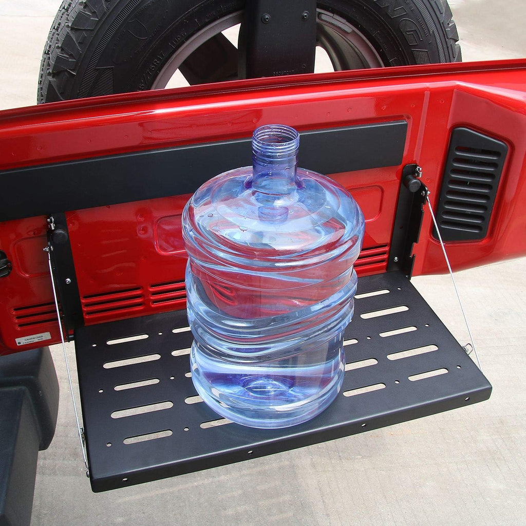 Foldable Aluminum Alloy Tailgate Table Storage Rack V856151