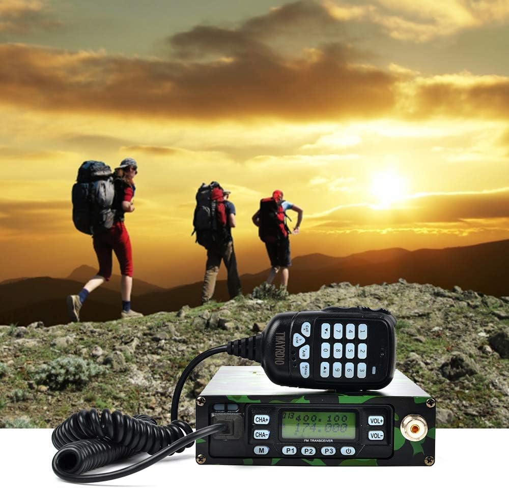 Dual Band VHF UHF Portable Ham Radio with Programming Cable and Antenna E97441