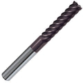 3/8x22 Carbide 6 Flute 45° Helix End Mill N161243