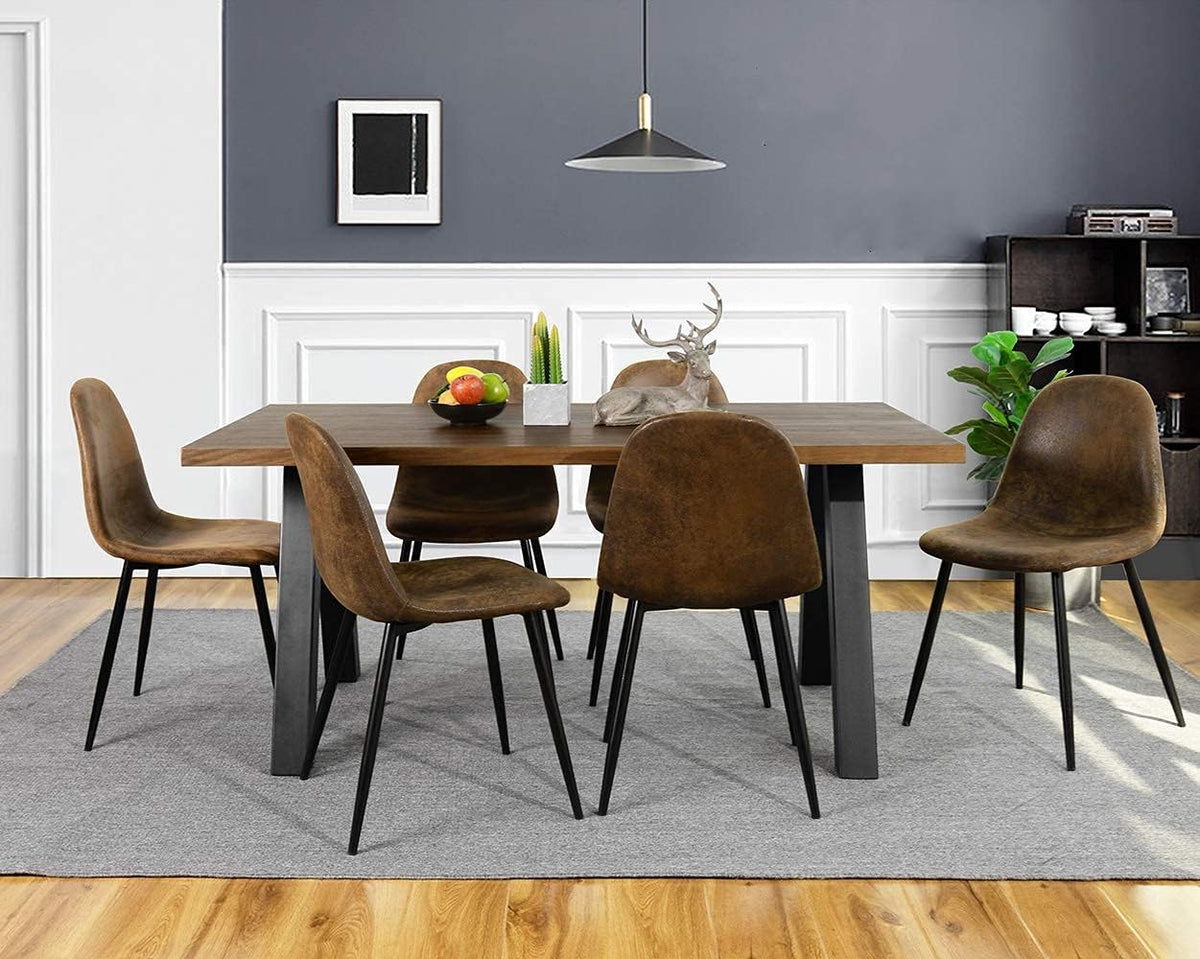 Dining Chairs Set of 4 Dark Brown C720857