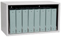 8 Binder Capacity Light Gray File Storage Rack I2303