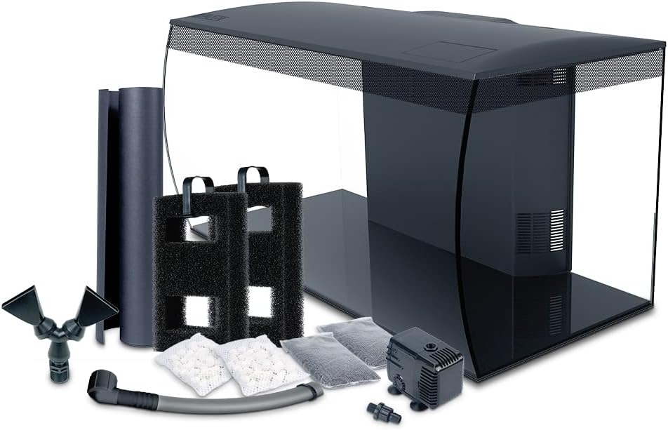 32.5 Gal Marine Salt Water Aquarium Kit with LED Lights and Filtration System E663