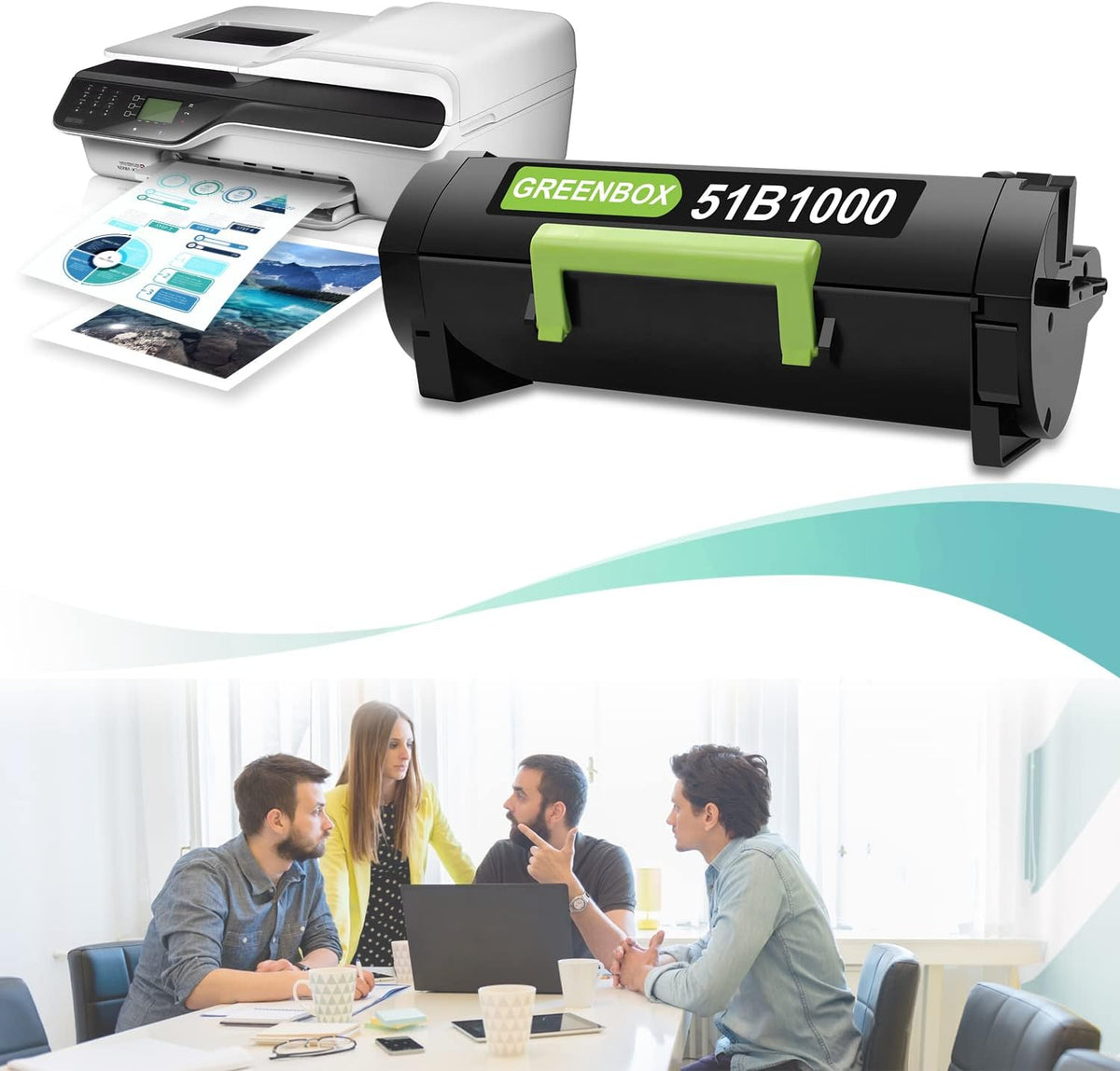 Remanufactured Toner Cartridge Replacement 2,500 Pages Black 2-Pack X835757
