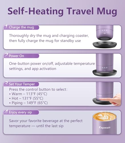 20oz Self-Heating Travel Mug Q72170