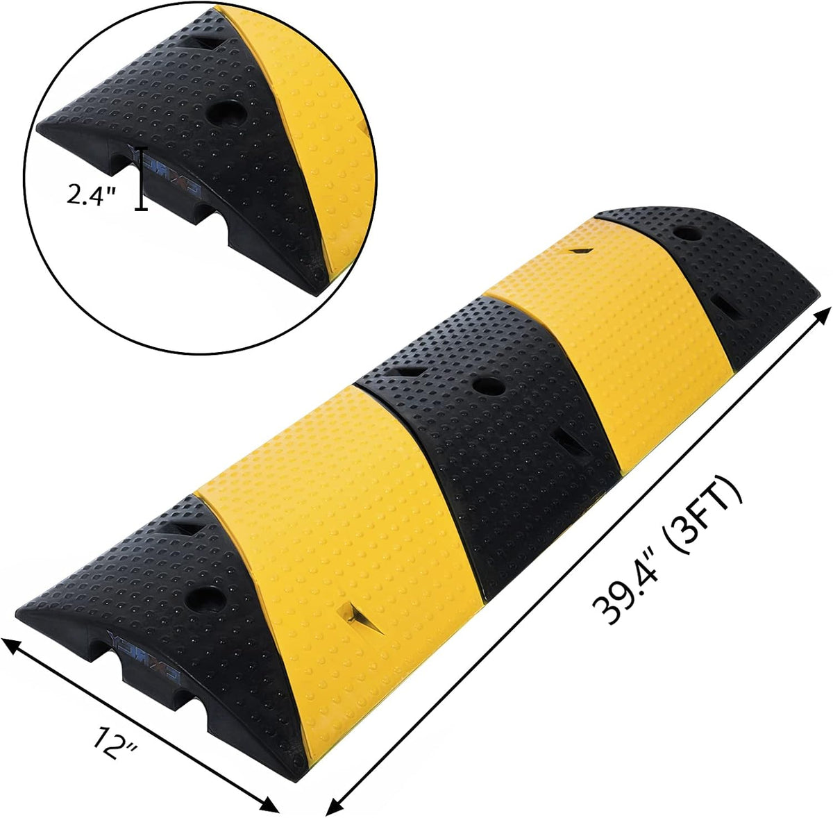 Rubber 2 Pack 2-Channel Speed Bump V636063