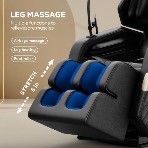 Massage Chair with Heat & Foot Rollers E17839