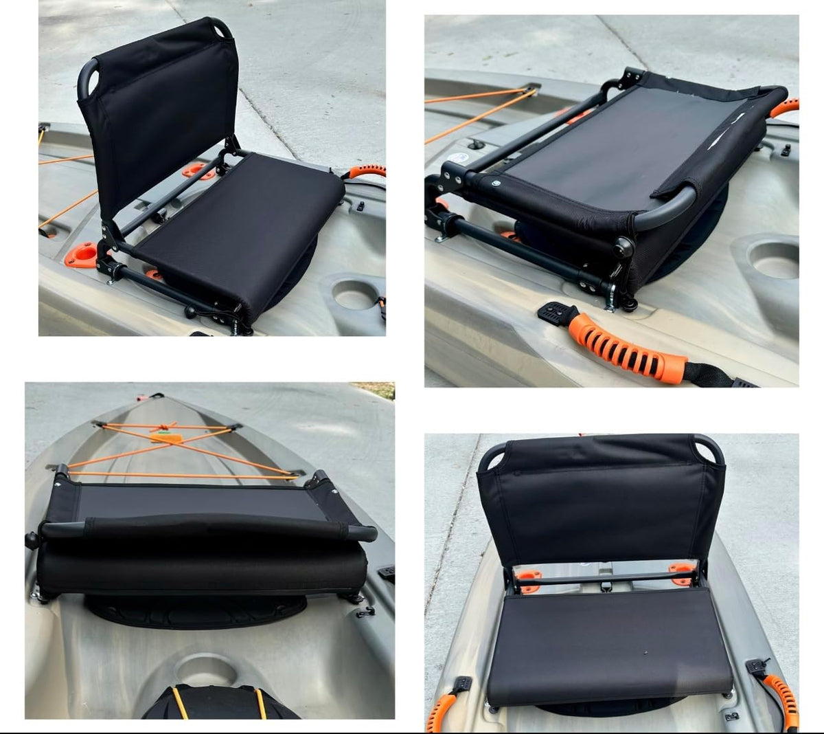 Foldable Kayak Seat with Cushioned Base and Hardware M22582