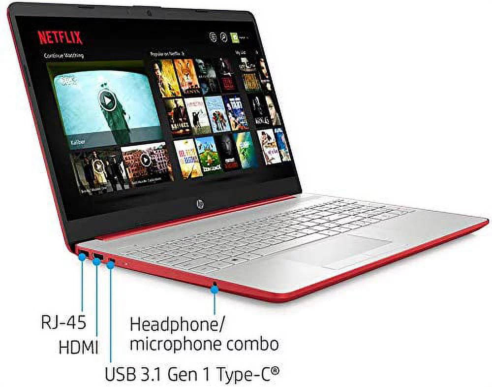 Scarlet Red 15.6" HD Laptop Computer Intel Pentium Gold 6405U 4GB DDR4 500GB HDD Intel UHD Graphics Windows 10 C22284