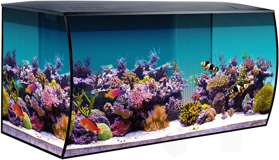 32.5 Gal Marine Salt Water Aquarium Kit with LED Lights and Filtration System E663