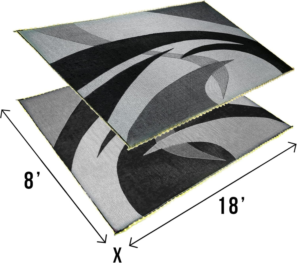 8-Feet x 18-Feet Reversible RV Camping Mat U4081