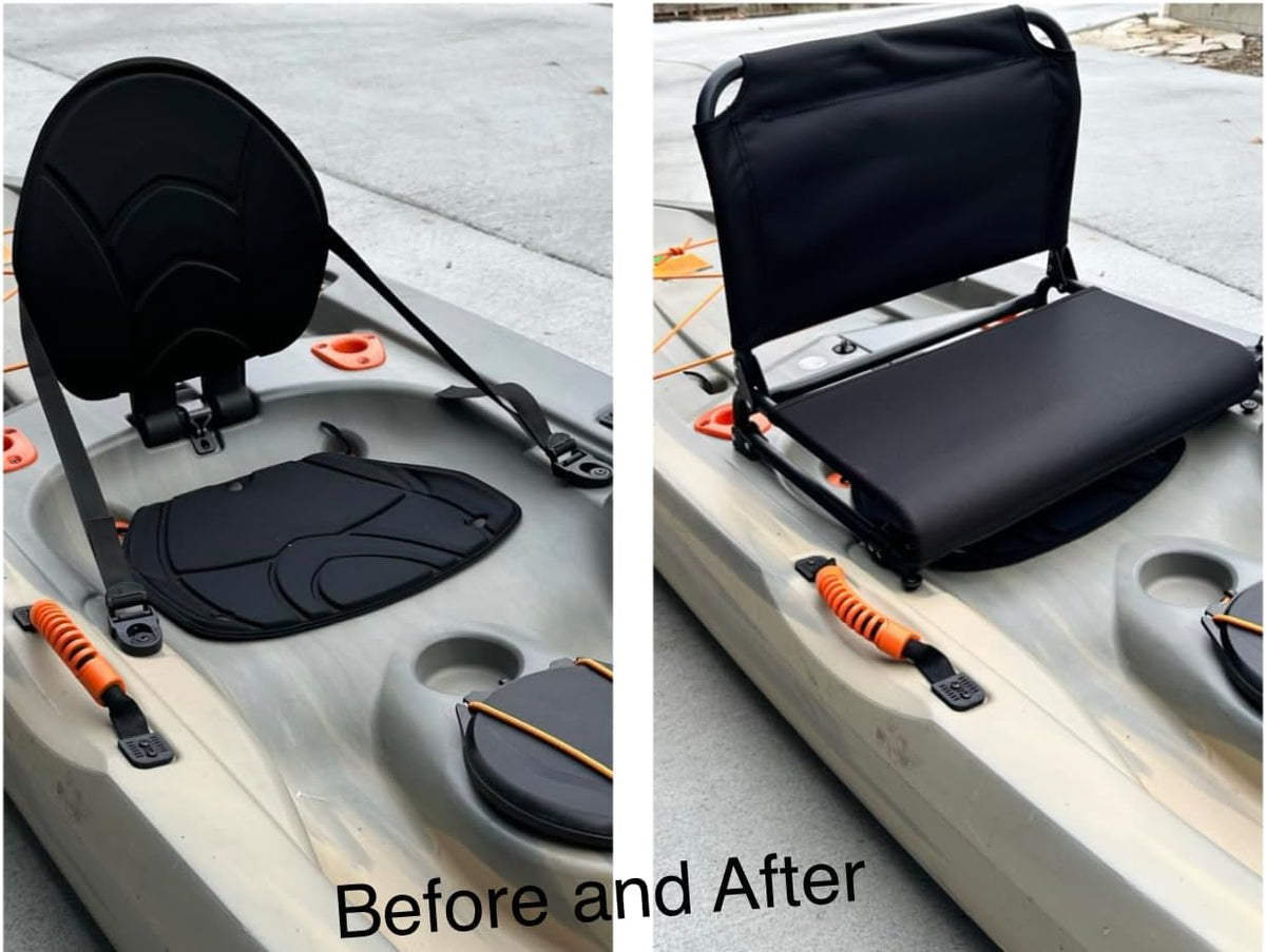 Foldable Kayak Seat with Cushioned Base and Hardware M22582