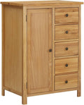 Solid Oak Wood Wardrobe H3170